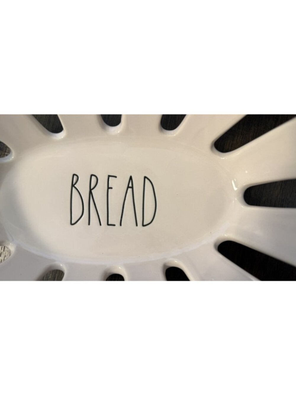 Rae Dunn Artisan Collection By Magenta Bread Basket Modern Farmhouse Ceramic - Picture 3 of 9